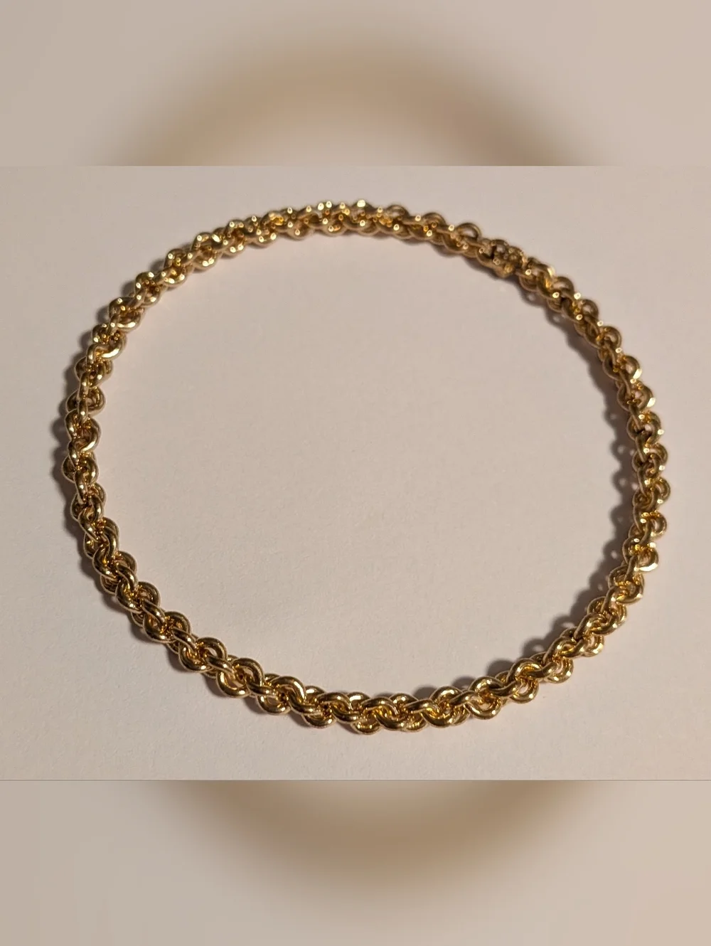Gold Rope Chain‎ Bracelet - Elegant Women’s Jewelry